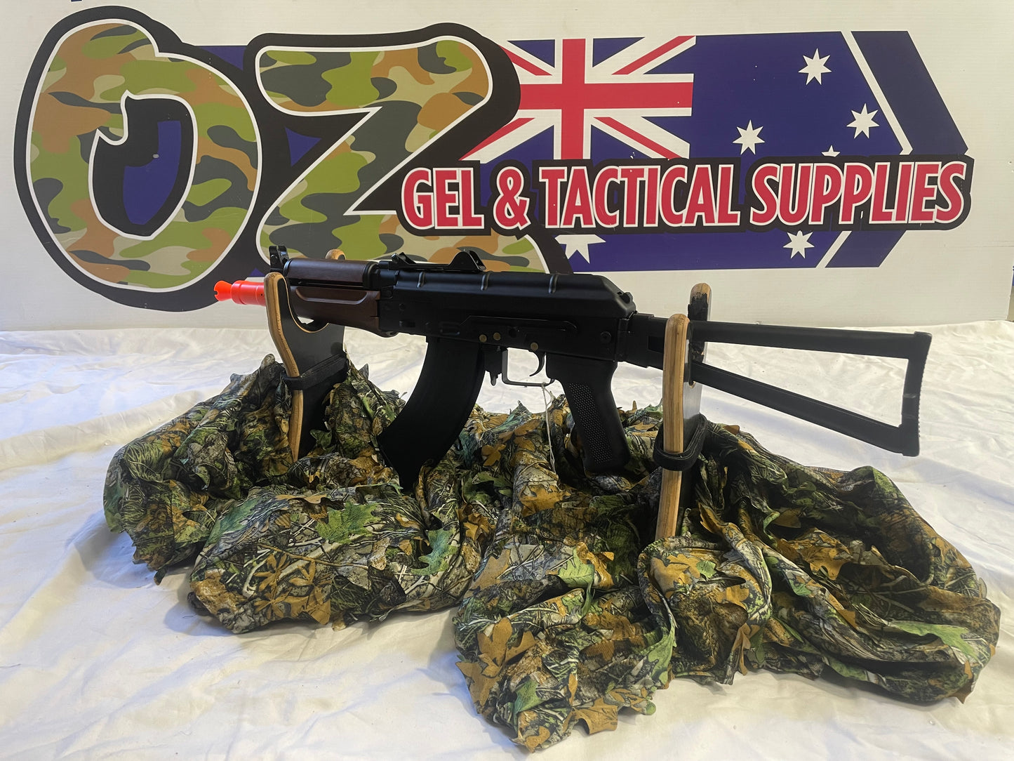 Double Bell 001 AK74U Gel Blaster – Full Metal & Timber Construction AEG