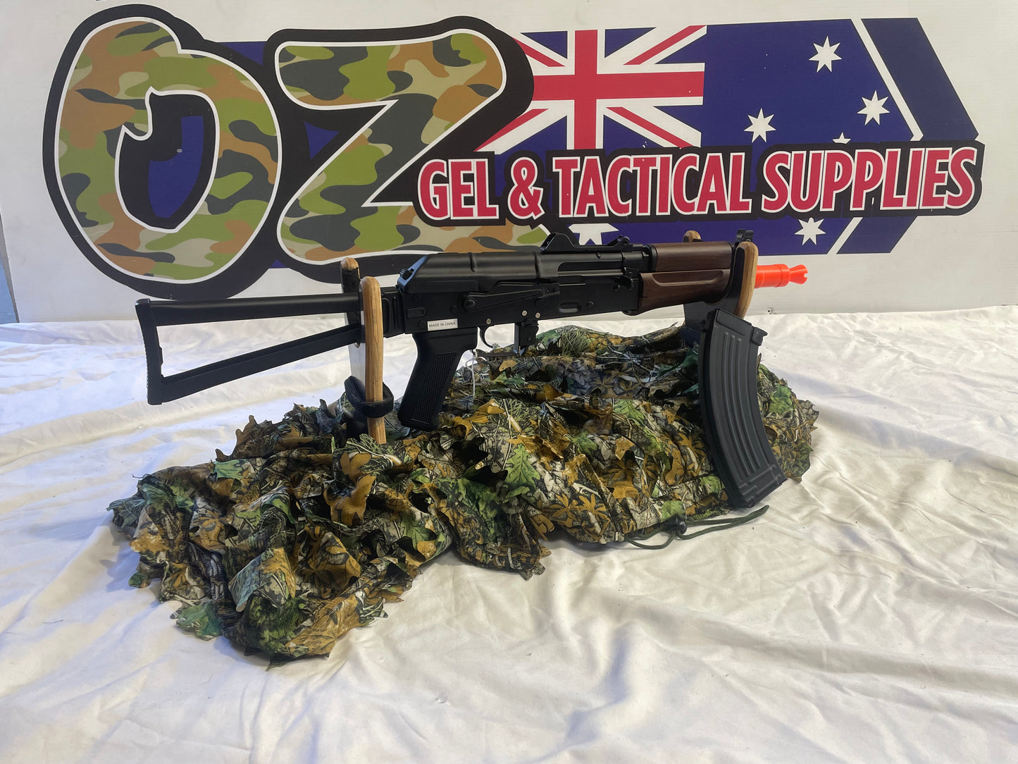 Double Bell 001 AK74U Gel Blaster – Full Metal & Timber Construction AEG
