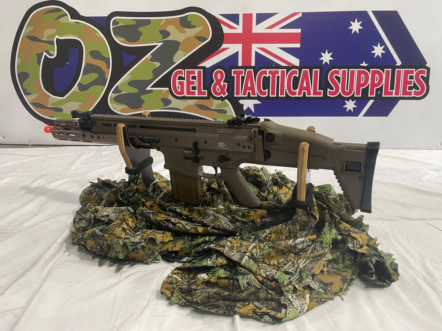 Double Bell SCAR-H Metal Gel Blaster AEG – Full Metal | LiPo Ready