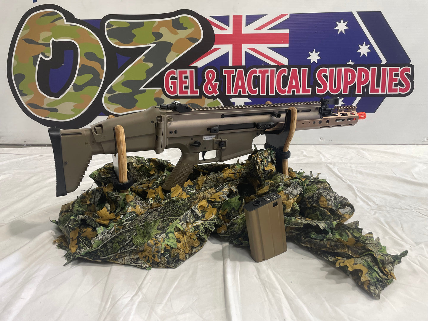 Double Bell SCAR-H Metal Gel Blaster AEG – Full Metal | LiPo Ready