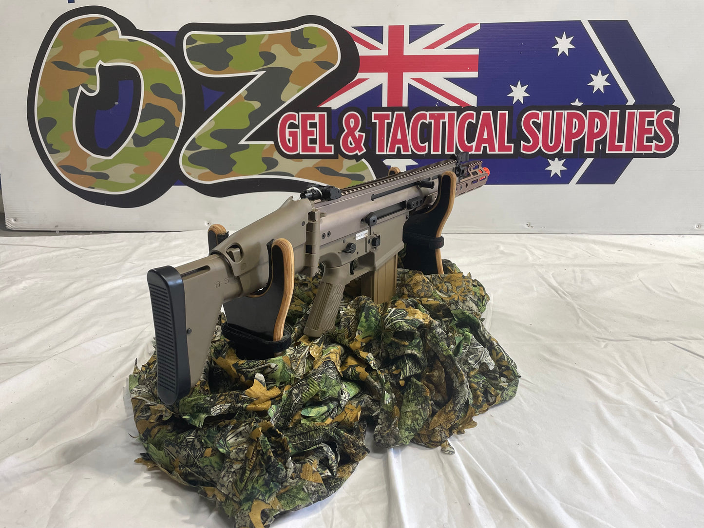 Double Bell SCAR-H Metal Gel Blaster AEG – Full Metal | LiPo Ready