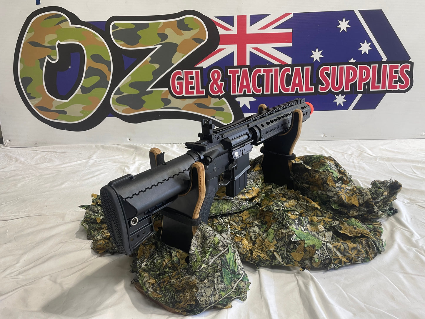 CYMA VLTOR CASV-KM M4 KEYMOD-S 12″ Gel Blaster – Full Metal AEG | Tactical Keymod Rail