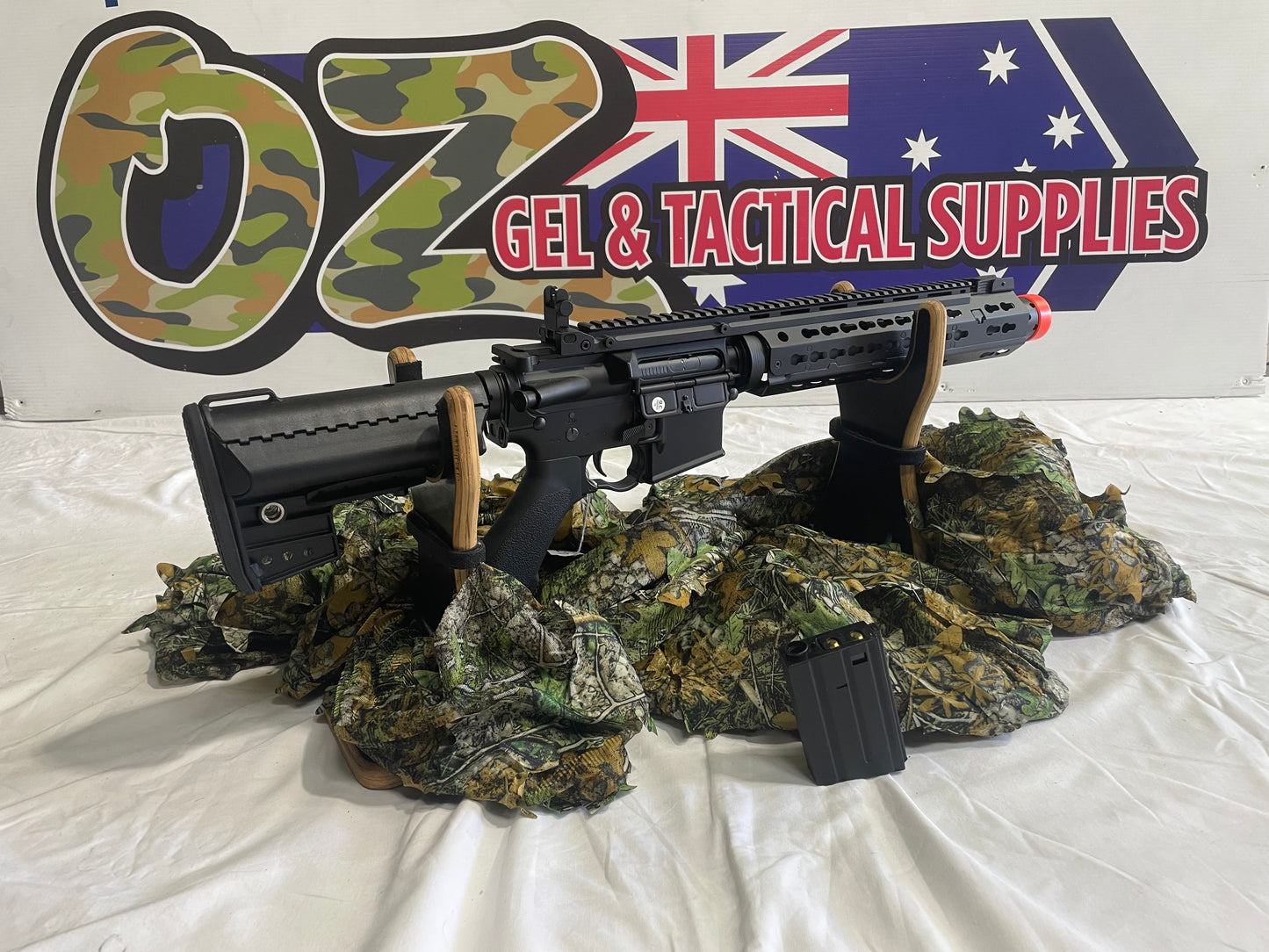 CYMA VLTOR CASV-KM M4 KEYMOD-S 12″ Gel Blaster – Full Metal AEG | Tactical Keymod Rail