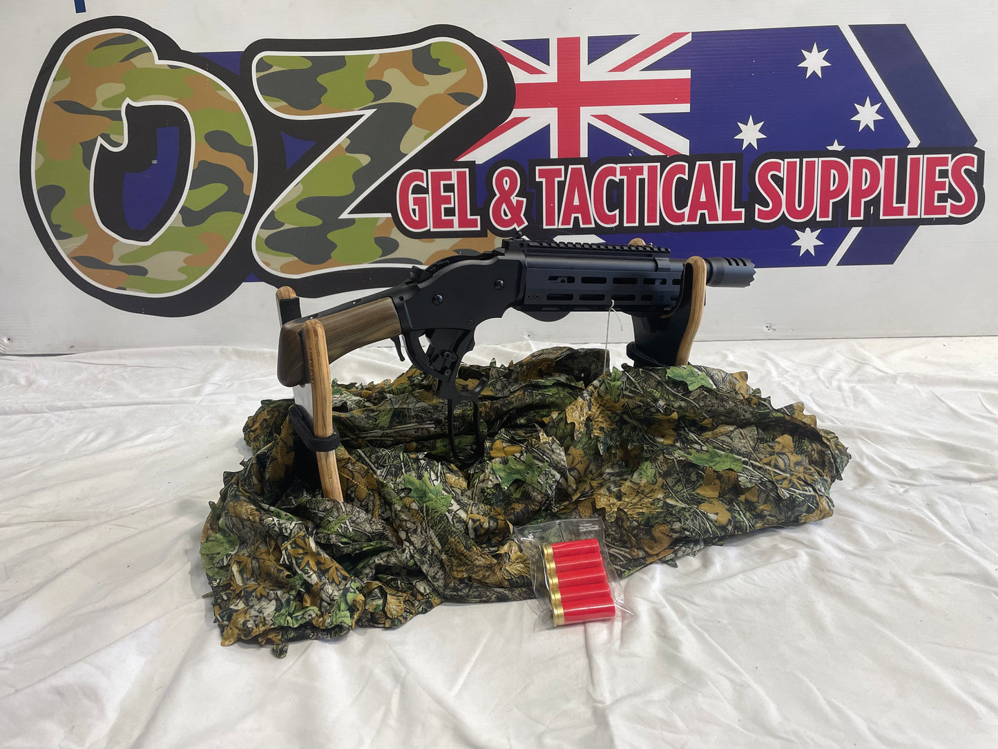 Golden Eagle 1887-01 Compact Shotgun – Shell Ejection | Timber & Metal Construction | Green Gas Powered