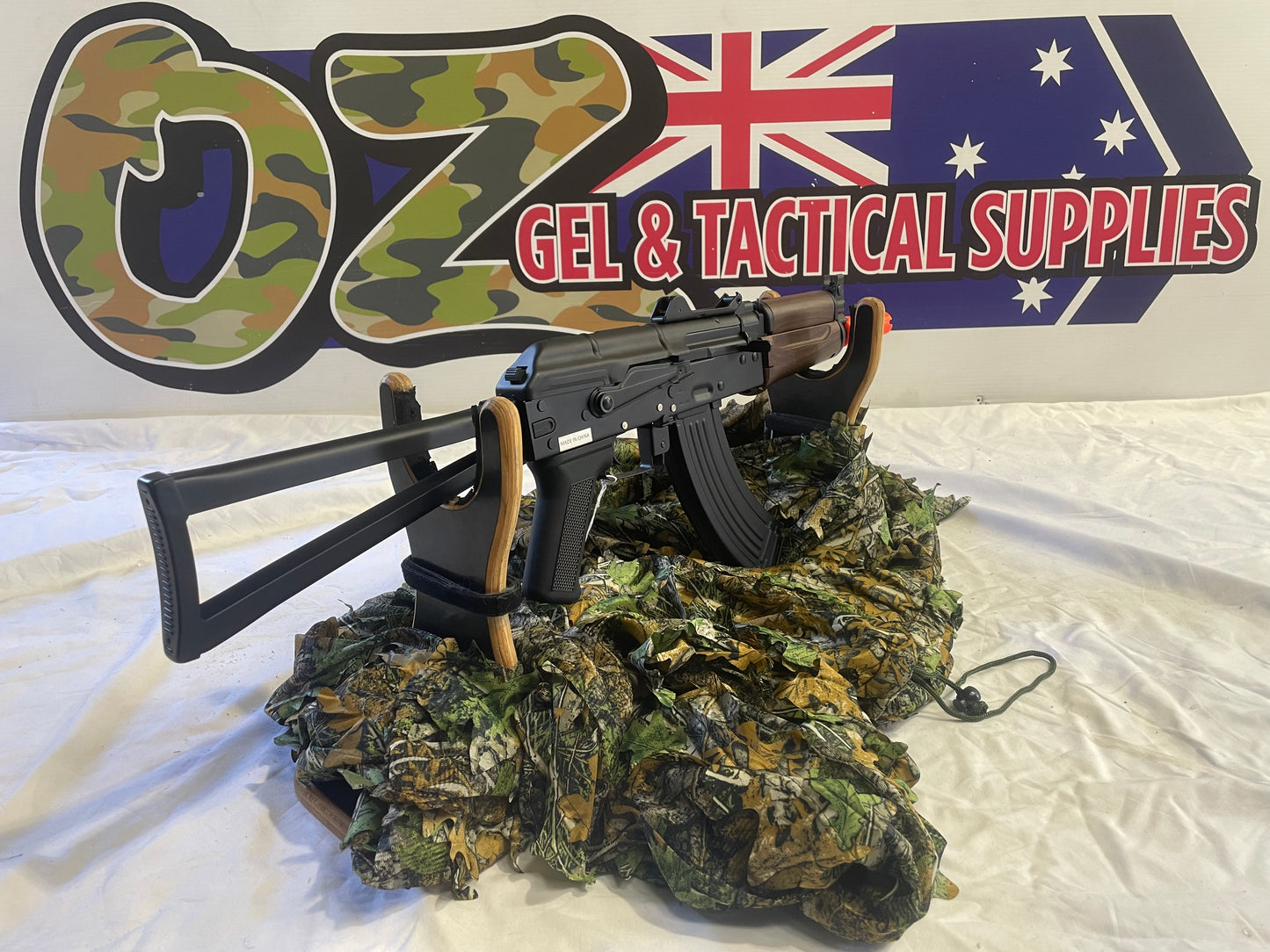 Double Bell 001 AK74U Gel Blaster – Full Metal & Timber Construction AEG