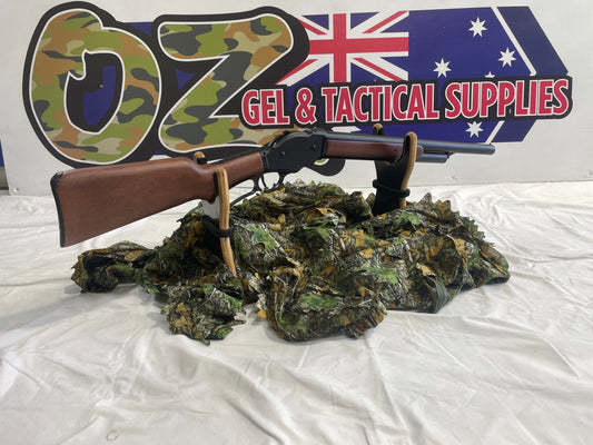 Golden Eagle 1887 Long Lever Action Shell-Ejecting Shotgun – Timber & Metal Construction – Green Gas Powered