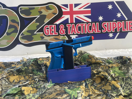 Double Bell 772-1 Blue G17 Training Pistol – Green Gas Blowback
