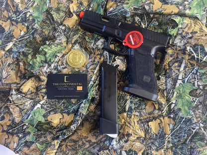 DOUBLE BELL Glock 17 TTI CNC Type John Wick Combat Master - Custom Green Gas Blowback