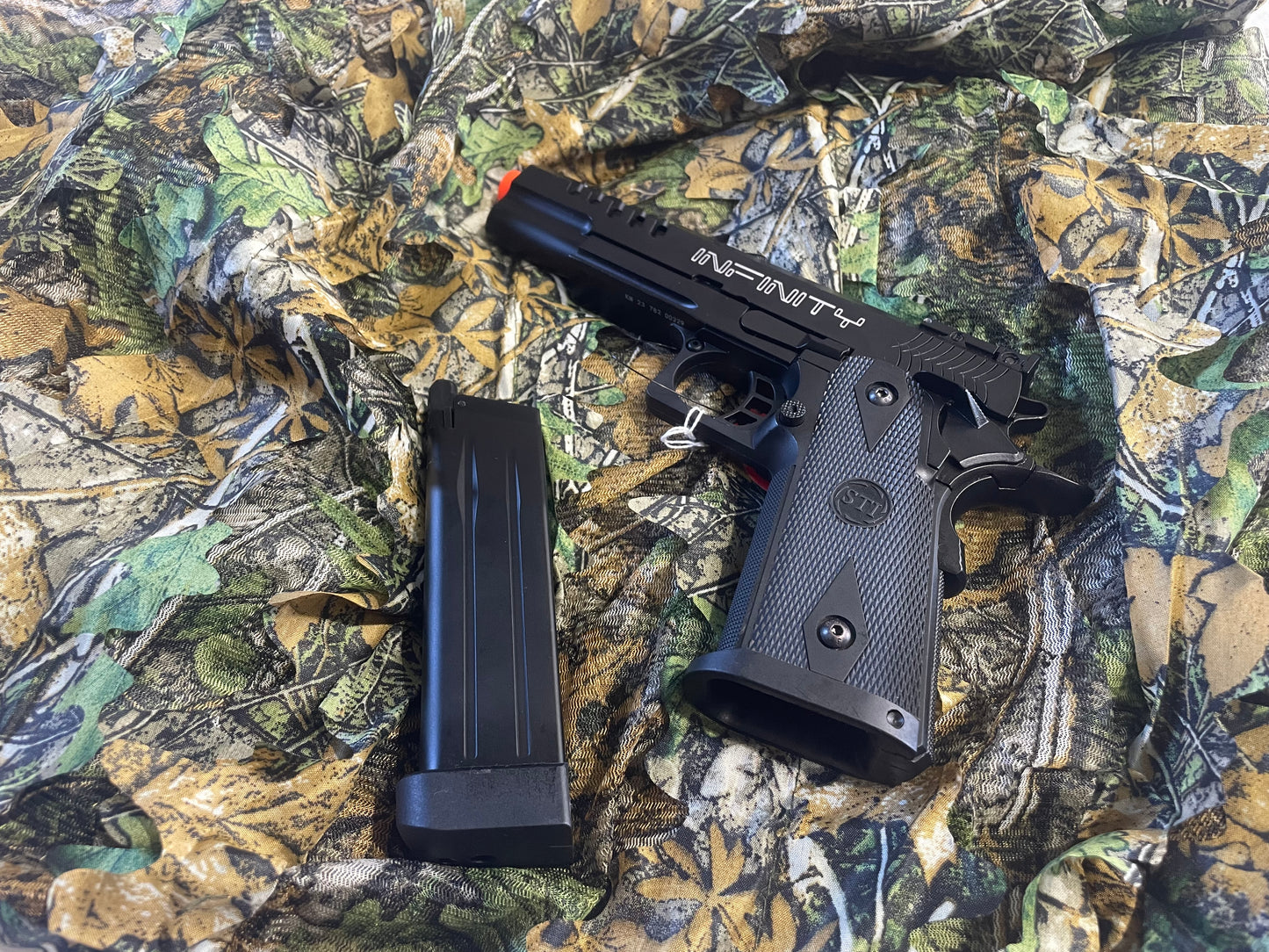 Double Bell "Infinity 782" 5.1 Green Gas Hi-Capa Metal Blowback Pistol