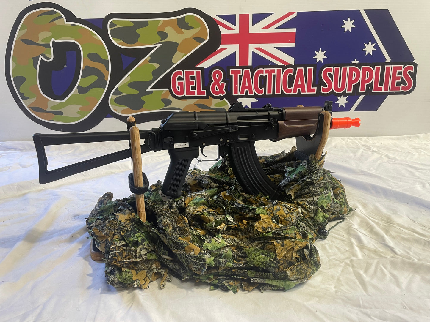 Double Bell 001 AK74U Gel Blaster – Full Metal & Timber Construction AEG