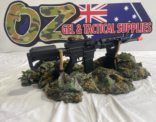 Golden Eagle 6669 Fightlite MCR Machine Gun AEG – Full Metal | Belt-Fed Style