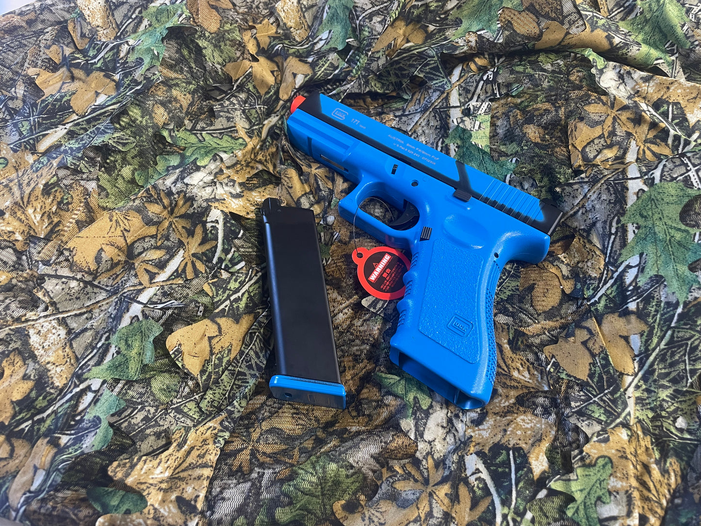 Double Bell 772-1 Blue G17 Training Pistol – Green Gas Blowback