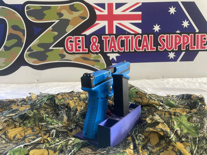 Double Bell 772-1 Blue G17 Training Pistol – Green Gas Blowback