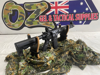 Golden Eagle MC6598M M4 13″ M-LOK Cobra Full Metal Green Gas Powered Gas Blowback Rifle